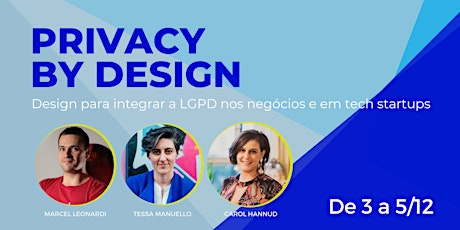 Imagem principal do evento Privacy by design