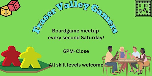 Imagem principal de Boardgame Meetup with the Fraser Valley Boardgamers