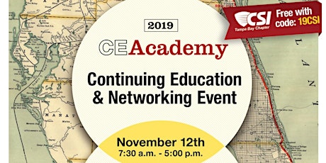 Imagem principal do evento Ron Blank and CSI Tampa Bay November 2019 Program