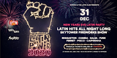 Latin Power NYE 2020 Rooftop Deck Latin Party primary image