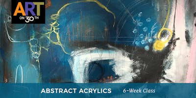 WED - Abstract Acrylic Painting with instructor Ann Golumbuk
