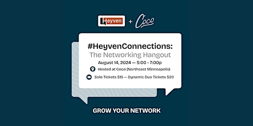 #HeyvenConnections: The Networking Hangout primary image