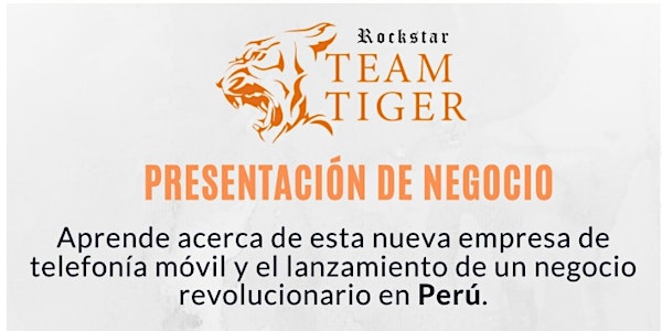 Oportunidad de Negocio - Sesion 1  - Team Rockstar Tiger - (LIMA, Peru)