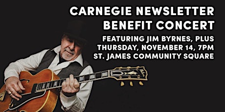 Carnegie Newsletter Benefit Concert, featuring Jim Byrnes primary image