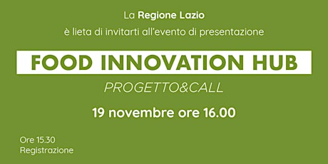 Immagine principale di Food Innovation Hub - Rieti 