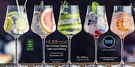 Gin Cocktail Tasting with Food Pairing primary image
