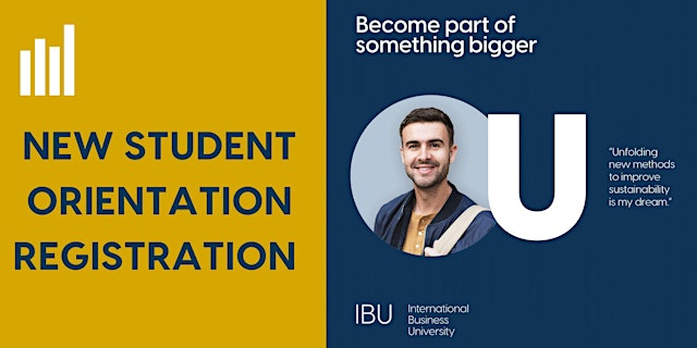 Image principale de IBU Summer 2026 - New Student Orientation Registration