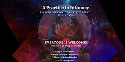 Imagen principal de A Practice in Intimacy- A Tantric Connection Event September 7th