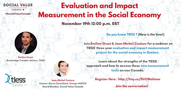Evaluation and Measurement of Impact in the Social Economy