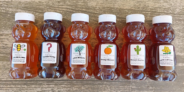Image principale de Honey Tasting by Honey Hive Farms. Taste Arizona Honey harvest from Arizona
