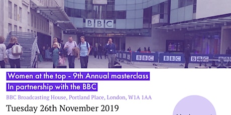 Women at the top masterclass - Growth and fearlessness - BBC primary image