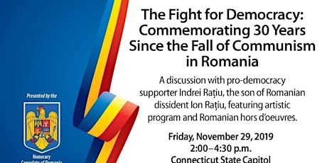 The Fight for Democracy – Commemorating 30 Years Since the Fall of Communism in Romania primary image