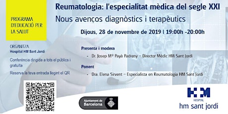 Imagen principal de Reumatologia: L'especialitat del S. XXI. Nous diganòstics i tractaments