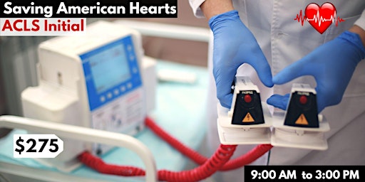 Image principale de AHA ACLS Initial Certification (+ Free BLS)