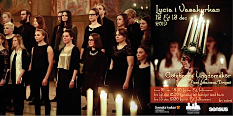 Lucia och julkonsert med Göteborgs Ungdomskör - torsdag  primärbild