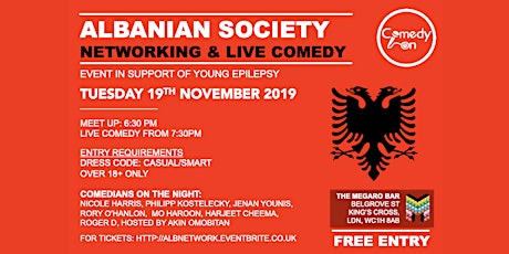 Free Albanian Networking & Comedy primary image