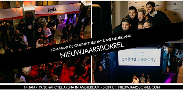 Online Tuesday en IAB Nederland Nieuwjaarsborrel