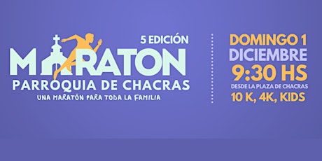 5º Edición Maratón Parroquia de Chacras primary image