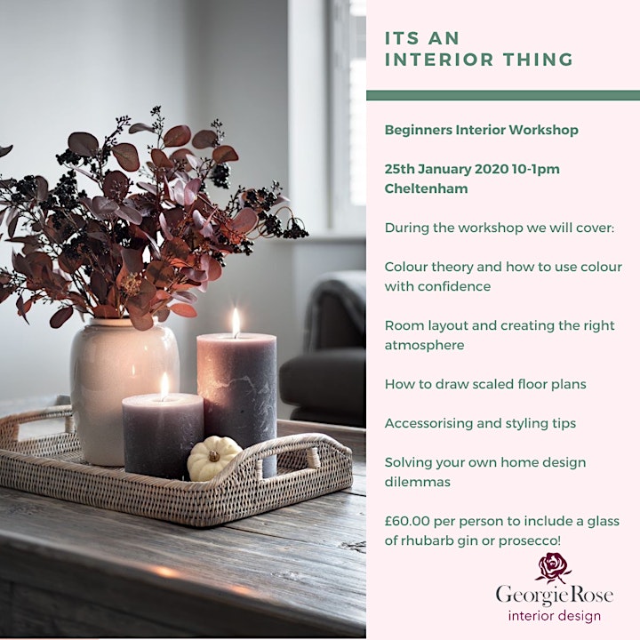 Beginners Interior Design Workshop