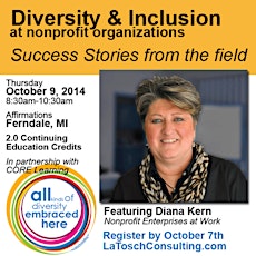 Diversity & Inclusion at Nonprofit Organizations – Successes in the Field primary image