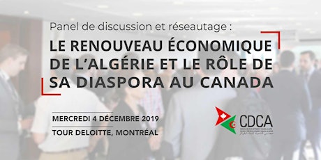 Le renouveau économique de l'Algérie et le rôle de sa dispora au Canada
