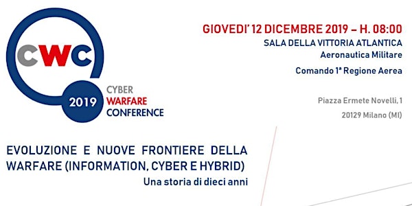 Cyber Warfare Conference CWC - 10° Edizione
