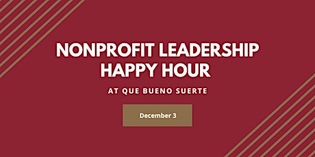 Nonprofit Leadership Happy Hour primary image
