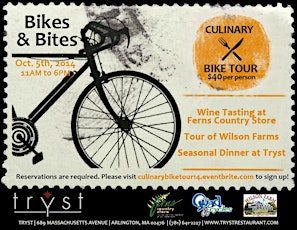 Bikes & Bites 2014: Culinary Bike Tour primary image