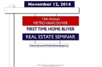 VANCOUVER: RE/MAX 13th Annual Vancouver First Time Home Buyer Fall Seminar primary image