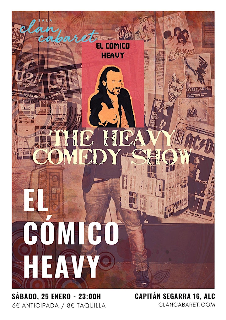 Imagen de David César "El cómico heavy"