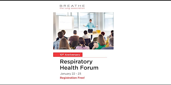 Respiratory Health Forum 2020 - 10th Anniversary