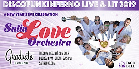 Satin Love Orchestra New Years Eve 2019 at Graduate Eugene  primary image