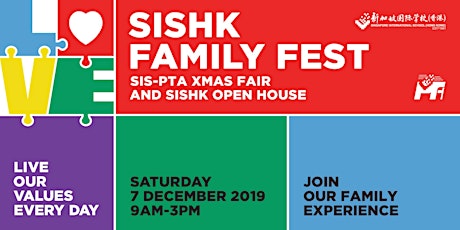 2019 SISHK Family Fest: SIS-PTA Xmas Fair and SISHK Open House primary image