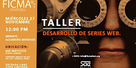 Imagen principal de Taller Desarrollo de series web.
