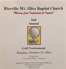 Riceville Mt. Olive Baptist Church 2nd Annual Golf Tournament primary image