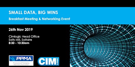 Cimlogic Small Data, Big Wins Breakfast Meeting & Networking Event  primary image
