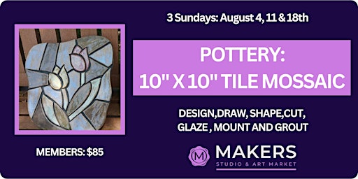 Image principale de Pottery: Make a Mosaic Tile