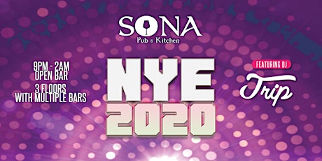 NYE 2020 at SONA Manayunk primary image