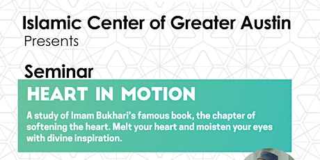 Seminar- Heart In Motion: With Mufti Wasim Khan primary image