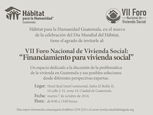 Imagen principal de Foro Nacional de Vivienda Social "Financiamiento para Vivienda Social"