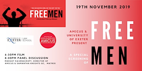 'Free Men' Screening with Q&A at Exeter University primary image