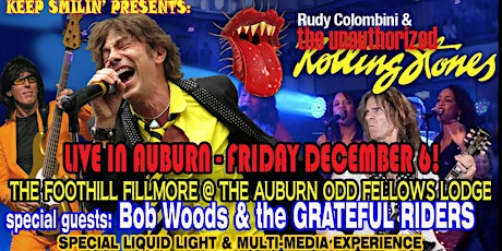 ROLLING STONEs FUN @ THE FOOTHILL FILMORE @ the Auburn Odd Fellows Lodge primary image