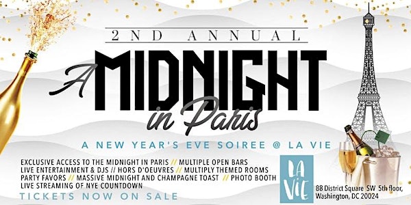 2nd Annual Midnight in Paris (New Year's Eve DMV)
