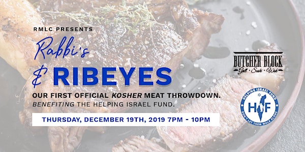Red Meat Lovers Club  Presents A Night of Epic Steak  (and it's Kosher!!)