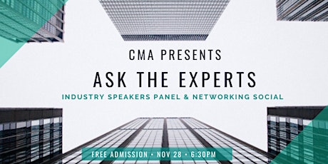 Ask the Experts: Industry Speakers Panel and Networking Social primary image
