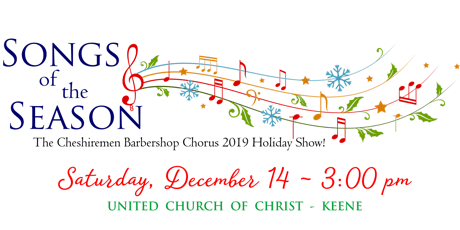 Songs of the Season - Holiday Harmony 2019 by the Cheshiremen primary image