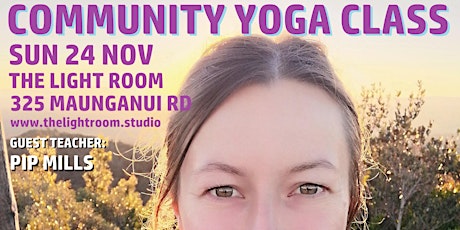 Community Yoga Class - with Pip Mills - Sun24Nov 9am - the last one!!! primary image