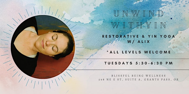 Image principale de Unwind WithYIN Yoga w/ Alix