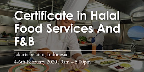 Certificate in Halal Food Services And F&B primary image