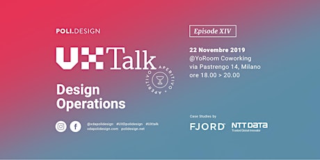 Immagine principale di 14° UX Talk - Design Operations 